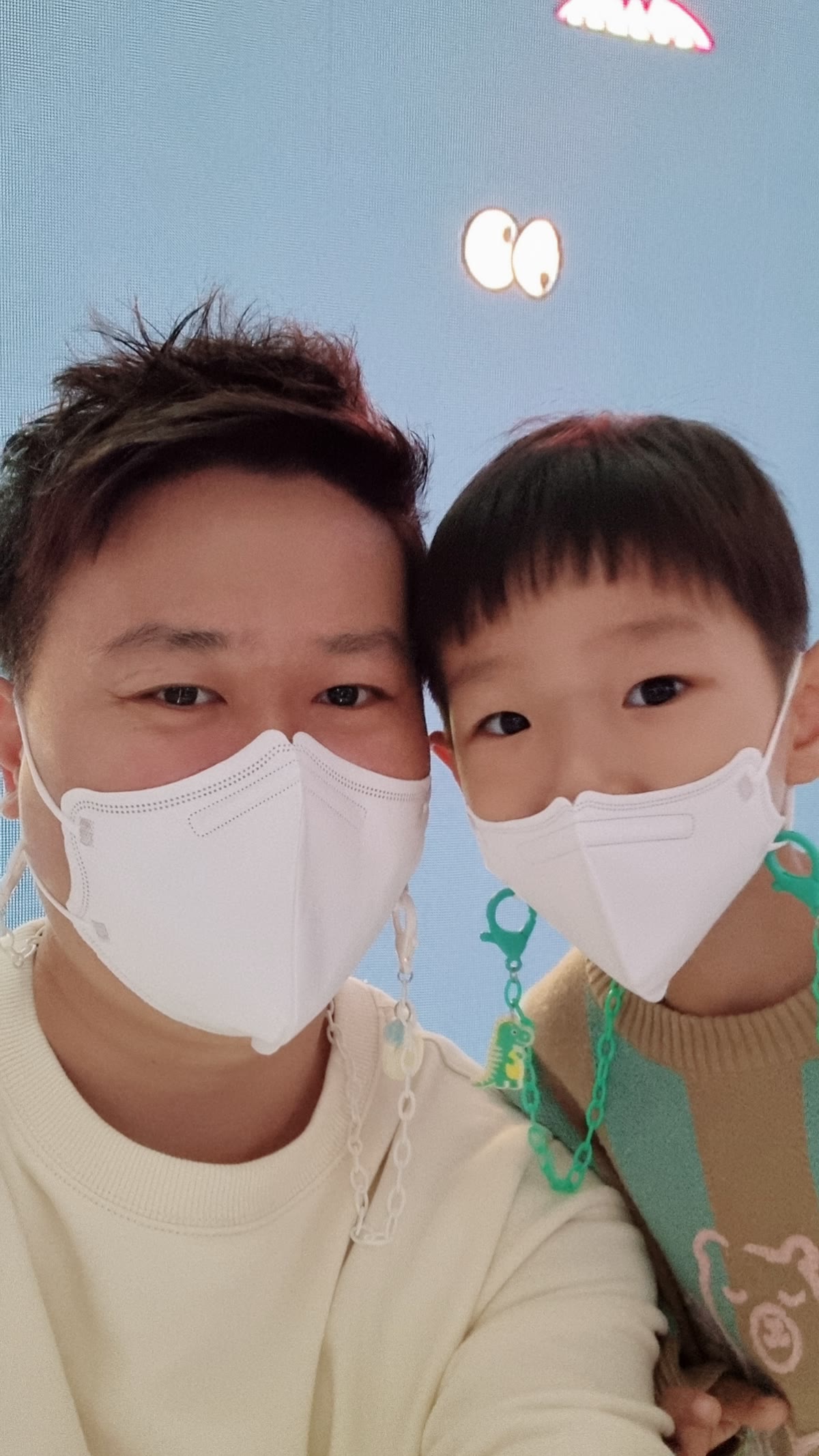 Jun Kim with his son on an early family outing